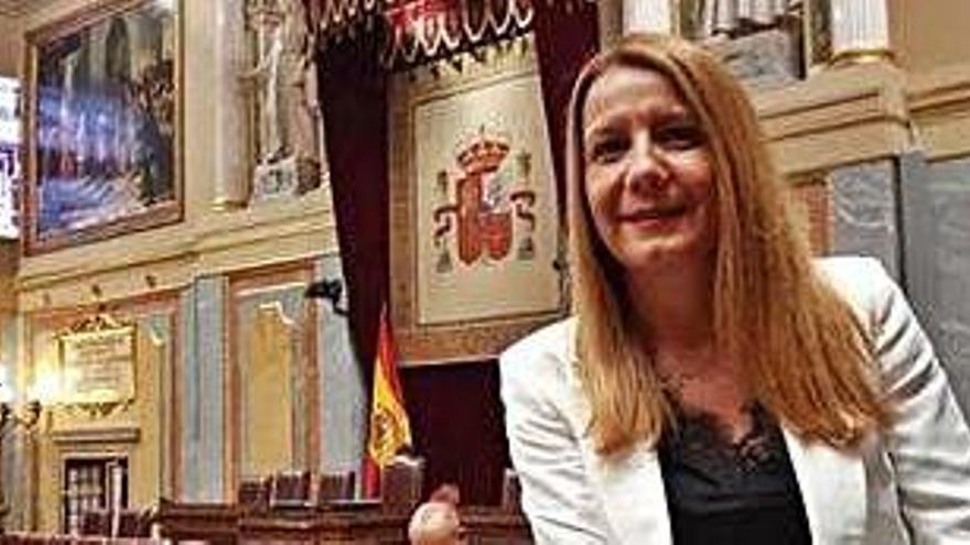 Sònia Guerra en la primera sessió de la legislatura al Congrés