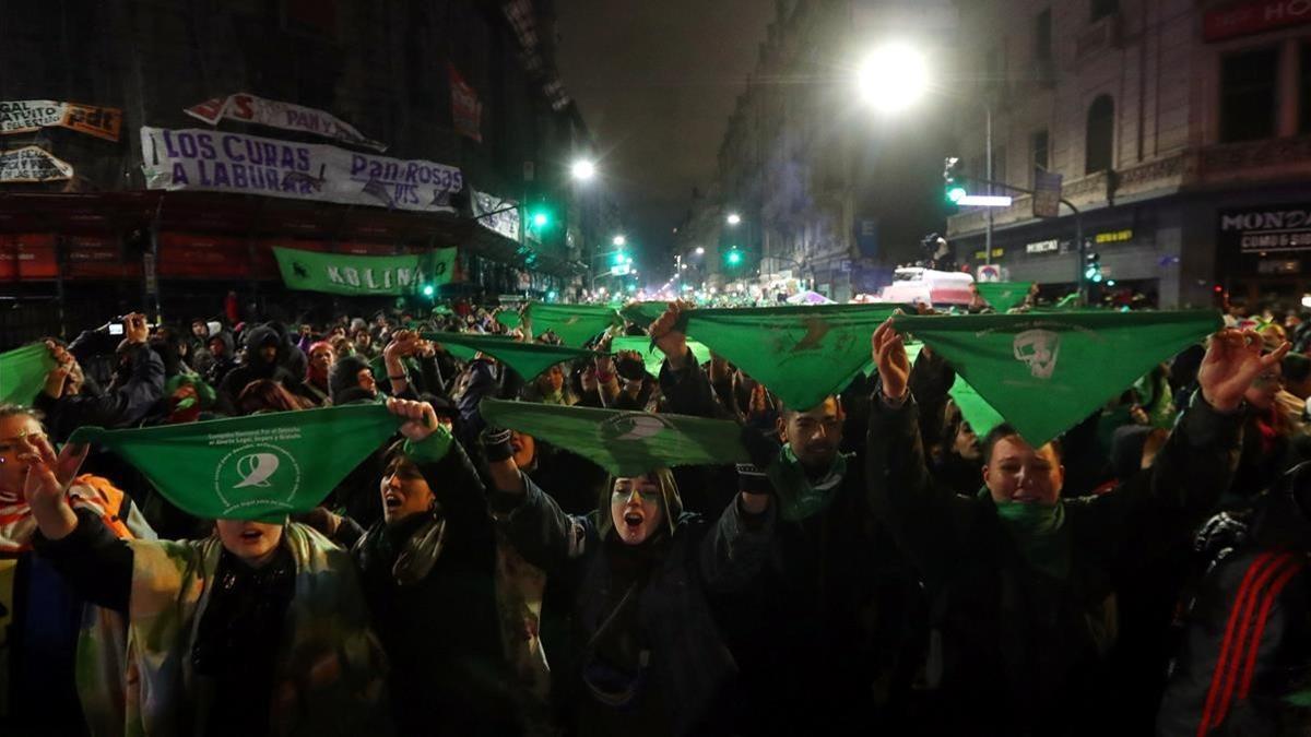 protestas aborto argentina