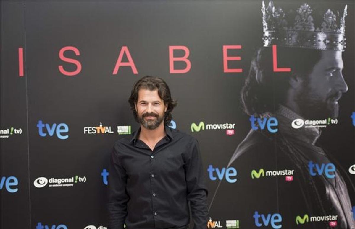 Rodolfo Sancho, en la presentació a Vitòria de la sèrie de TVE {’Isabel}’.