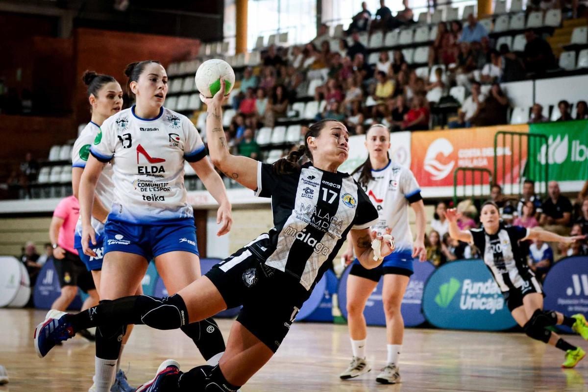 Rocío Campigli, en un partido del Costa del Sol en Carranque.