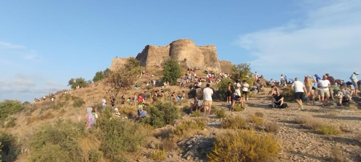 Imagen de la zona más de una hora antes del eclipse.