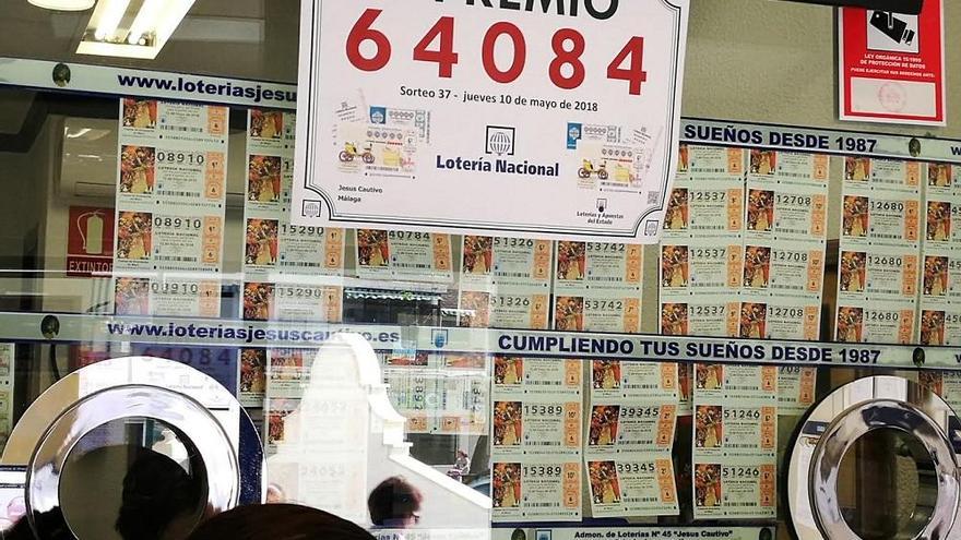 El boleto ganador de la Lotería Nacional en la Administración nº45 de la Fuente Olletas