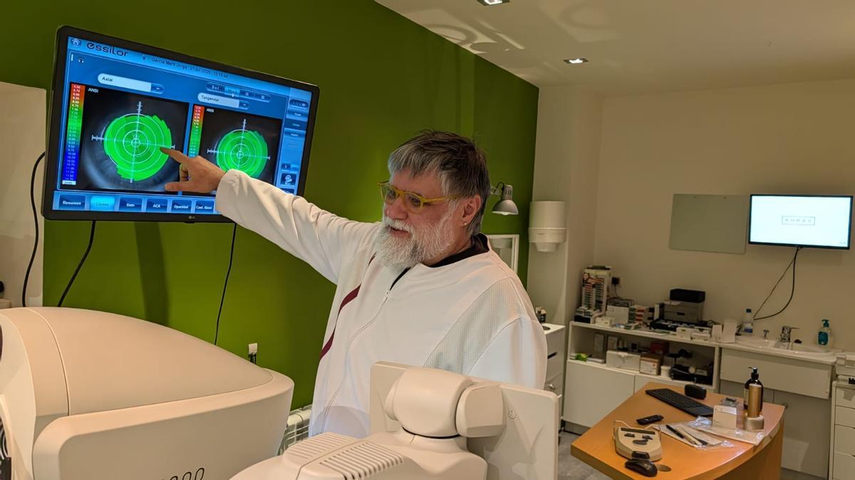 Jorge García, óptico de Vilafranca.