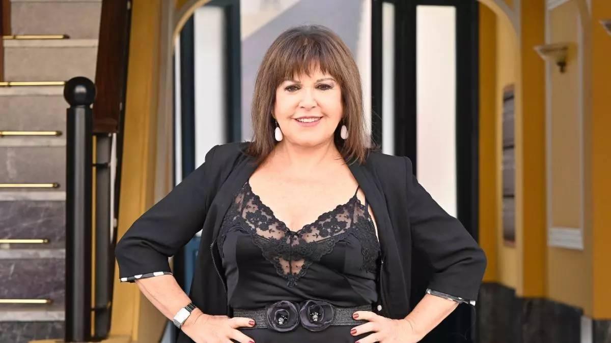 Loles León, en el set de 'La que se avecina' en 2022