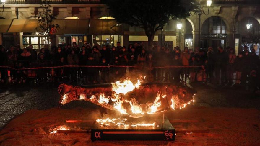 El entierro de la sardina pone fin al primer carnaval pospandemia de Zamora