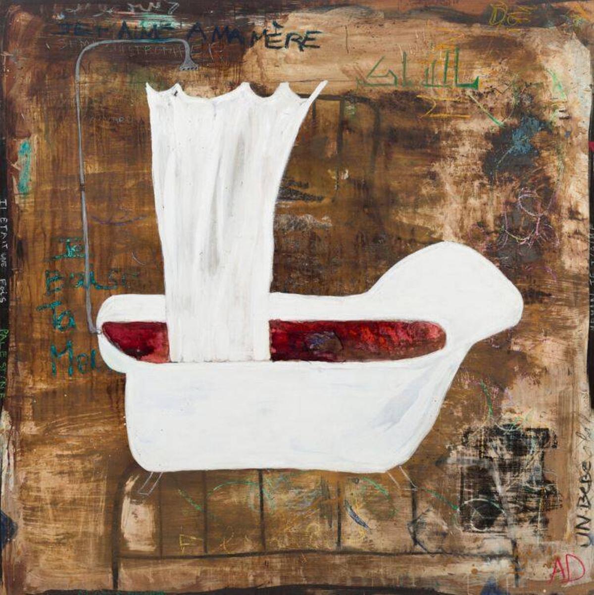 Das 2021 entstandene Bild „Ich habe (meiner Mutter) nie ich liebe Dich gesagt“.