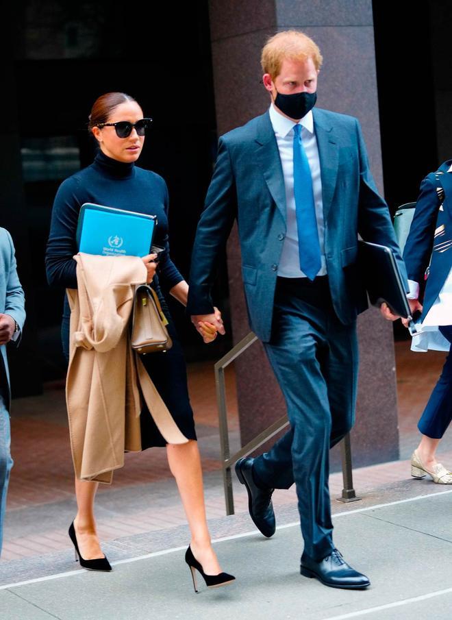 Meghan Markle y el príncipe Harry reaparecen en Nueva York