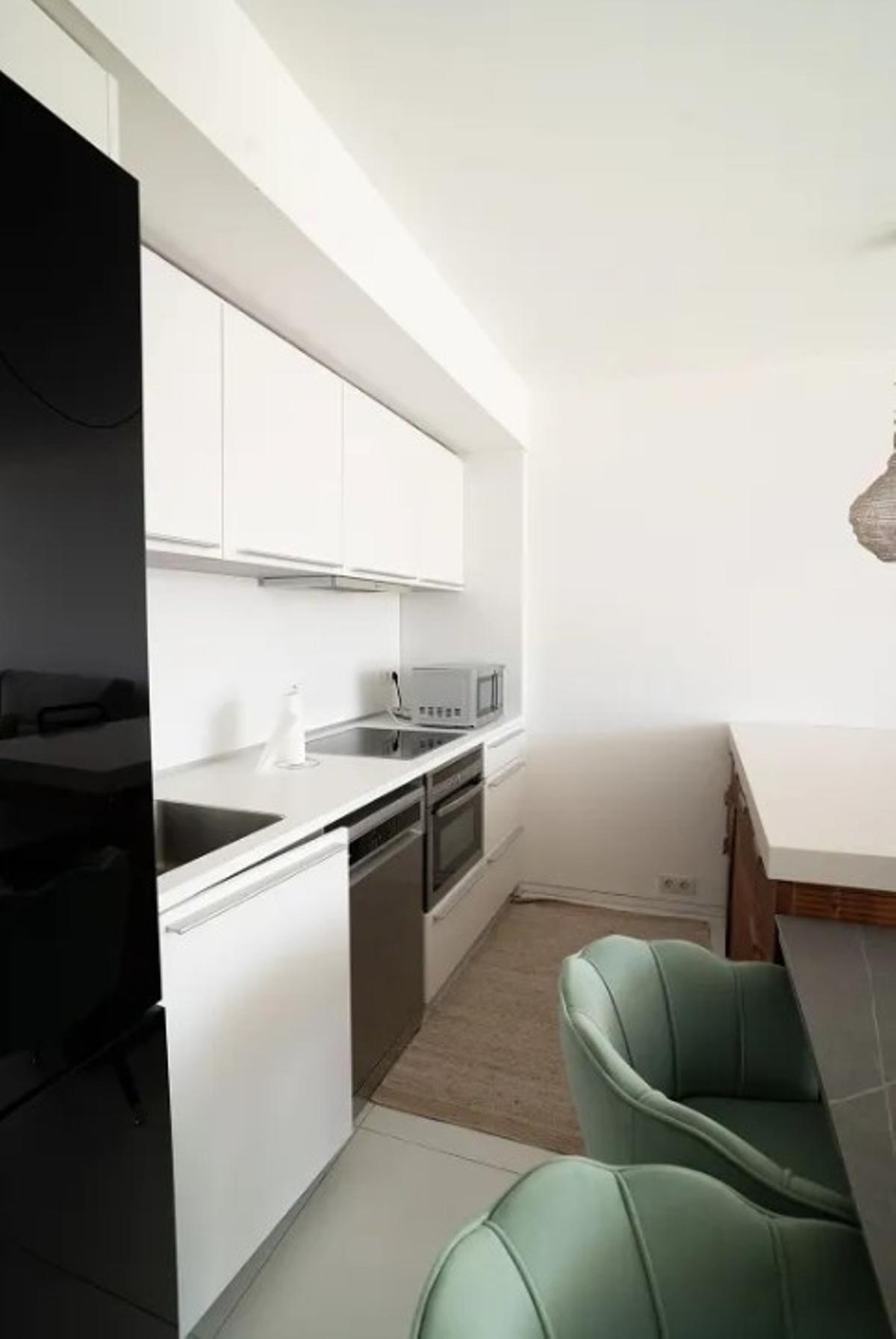 Cocina estilo abierta.