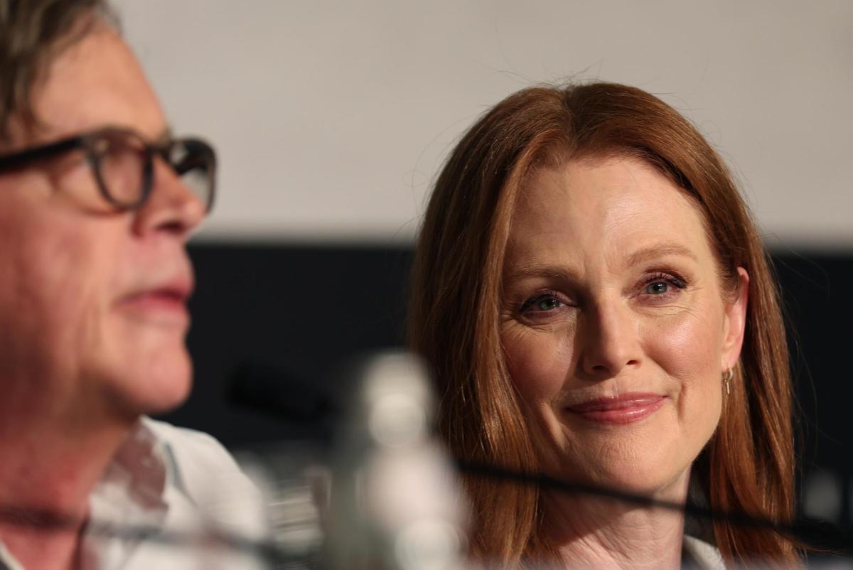 Julianne Moore y el director Tood Haynes