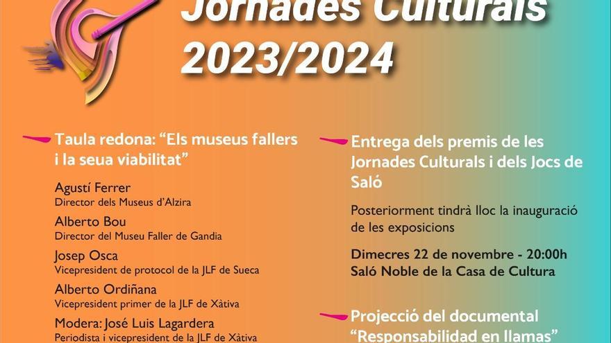 La Junta Local Fallera de Xàtiva celebra sus Jornadas Culturales con varias actividades