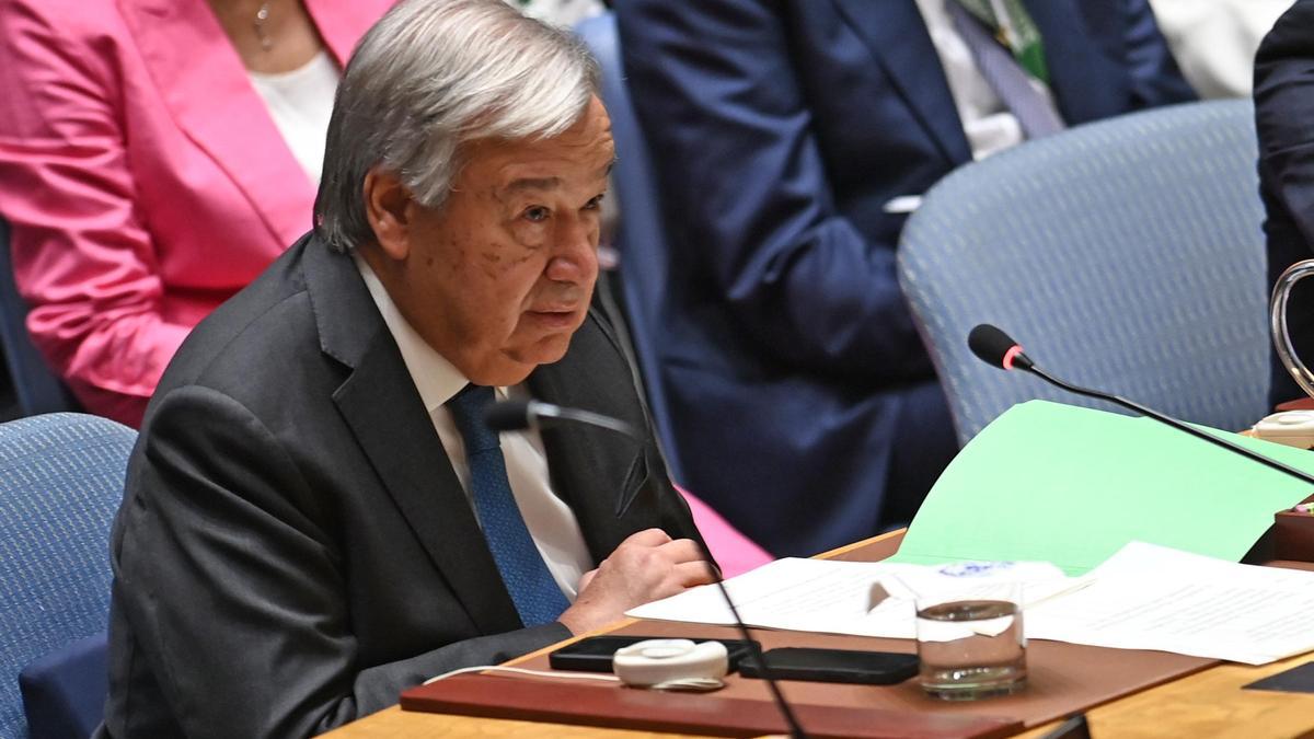 El secretario general de la ONU, António Guterres