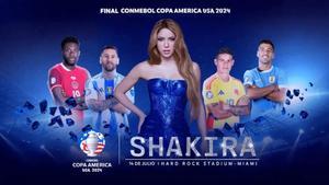 Shakira, protagonista del espectáculo del descanso de la Copa Amércia 2024