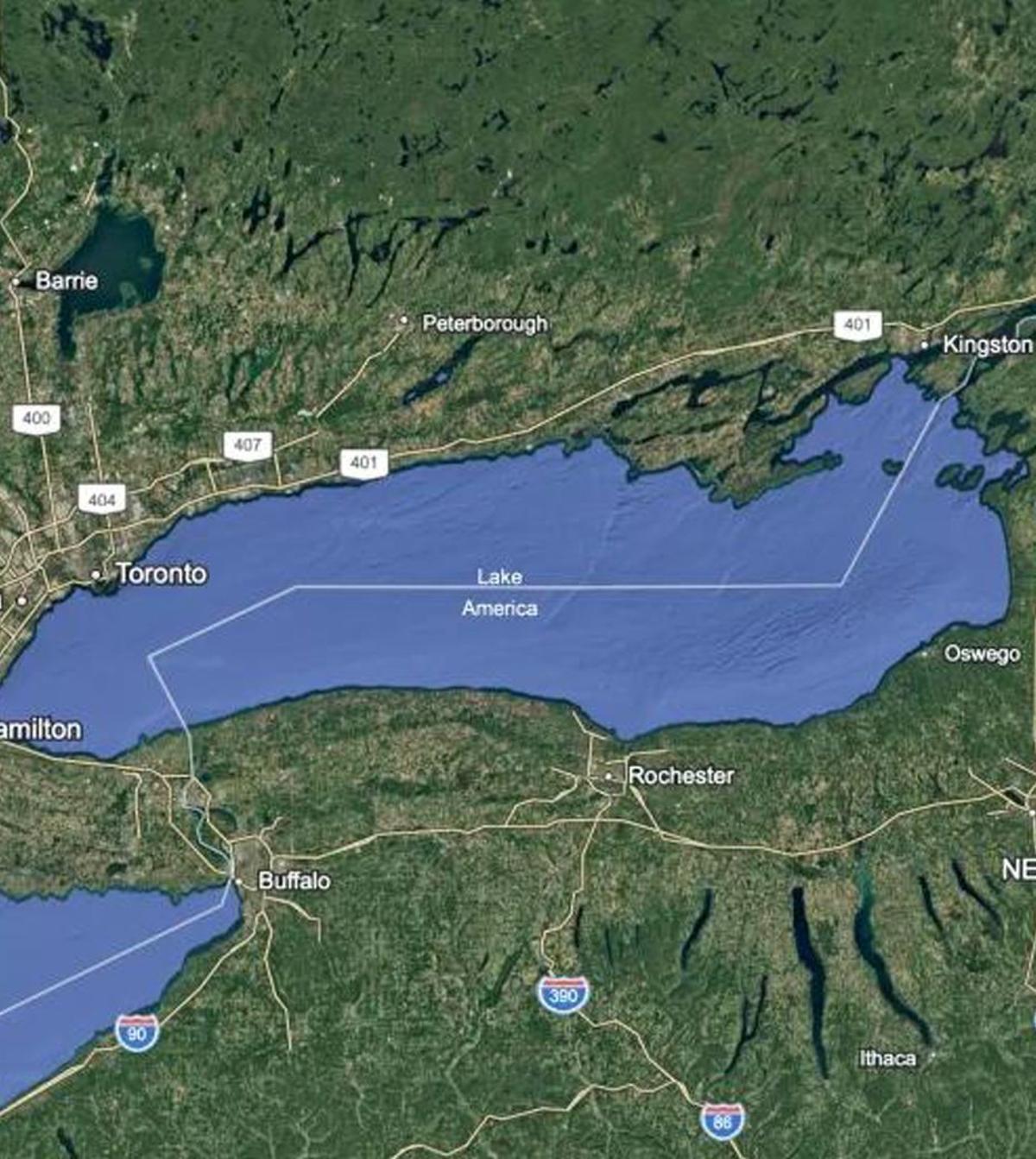 De llac Ontario a llac Amèrica