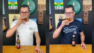 Un juez cervecero colombiano prueba por primera vez la Estrella Galicia y la Mahou: su clara sentencia tras la comparativa