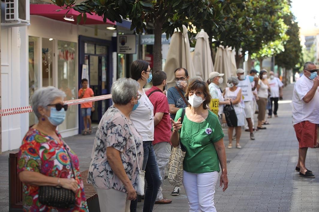 Concentración por un pacto para la reconstrucción social de España