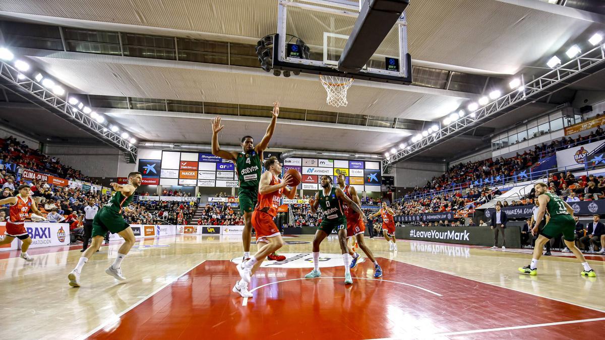 Imatge d'arxiu d'un partit de l'Eurocup d'aquesta temporada contra el Cedevita Olimpija Ljubljana