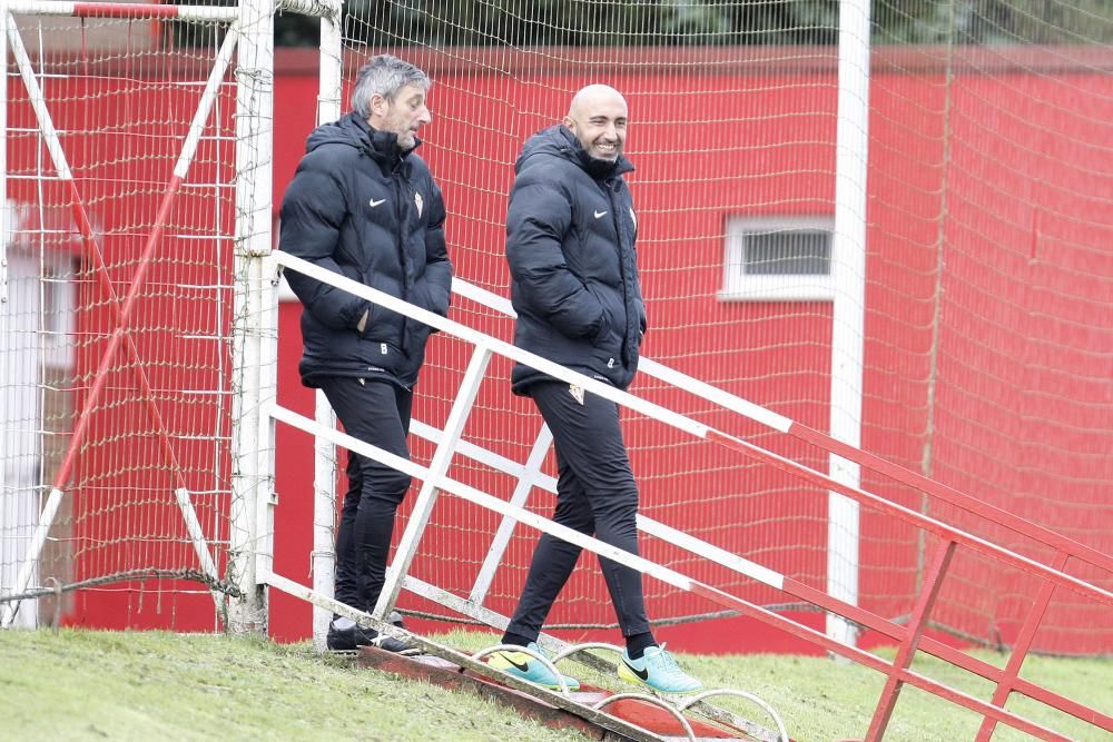 Entrenamiento del Sporting