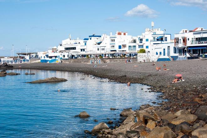 Playa de las Nieves, en Agaete