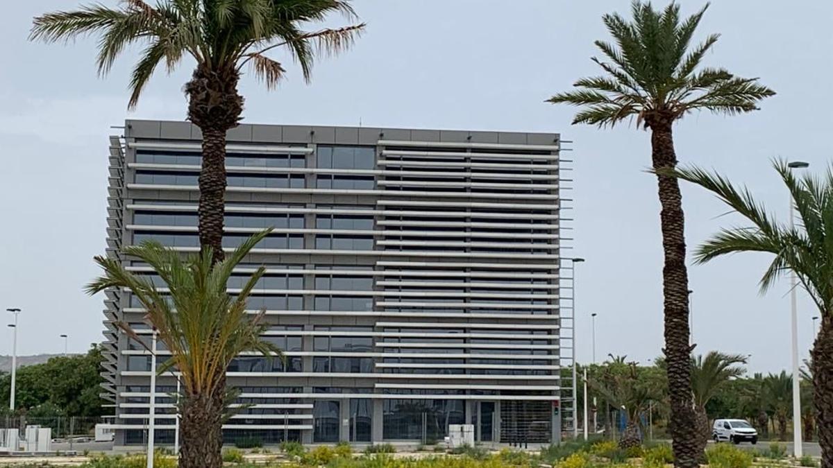 Edificio del Parque Empresarial que Elche había escogido como sede para la futura Agencia Espacial Española si era la ciudad elegida