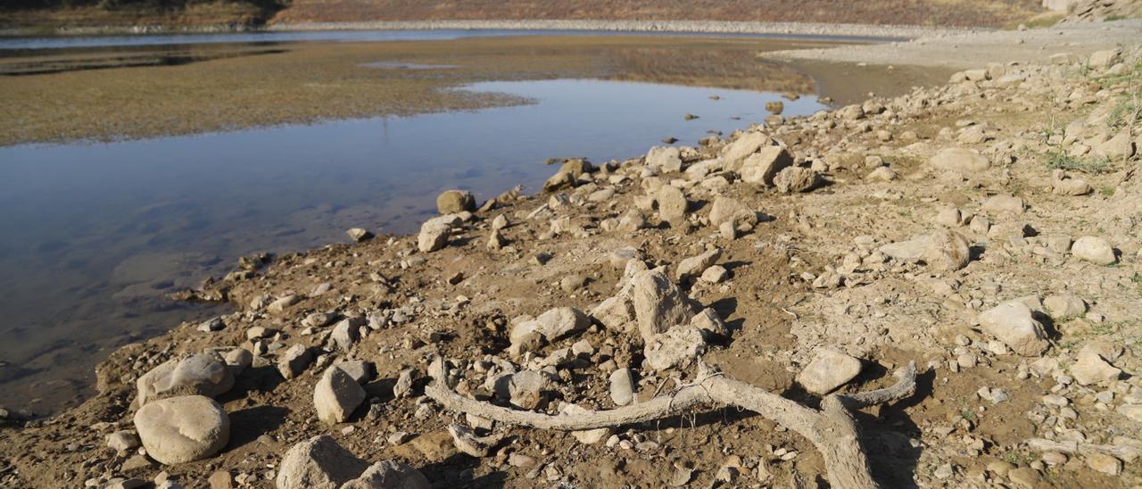 Imgen reciente del embalse de San Rafael de Navallana.