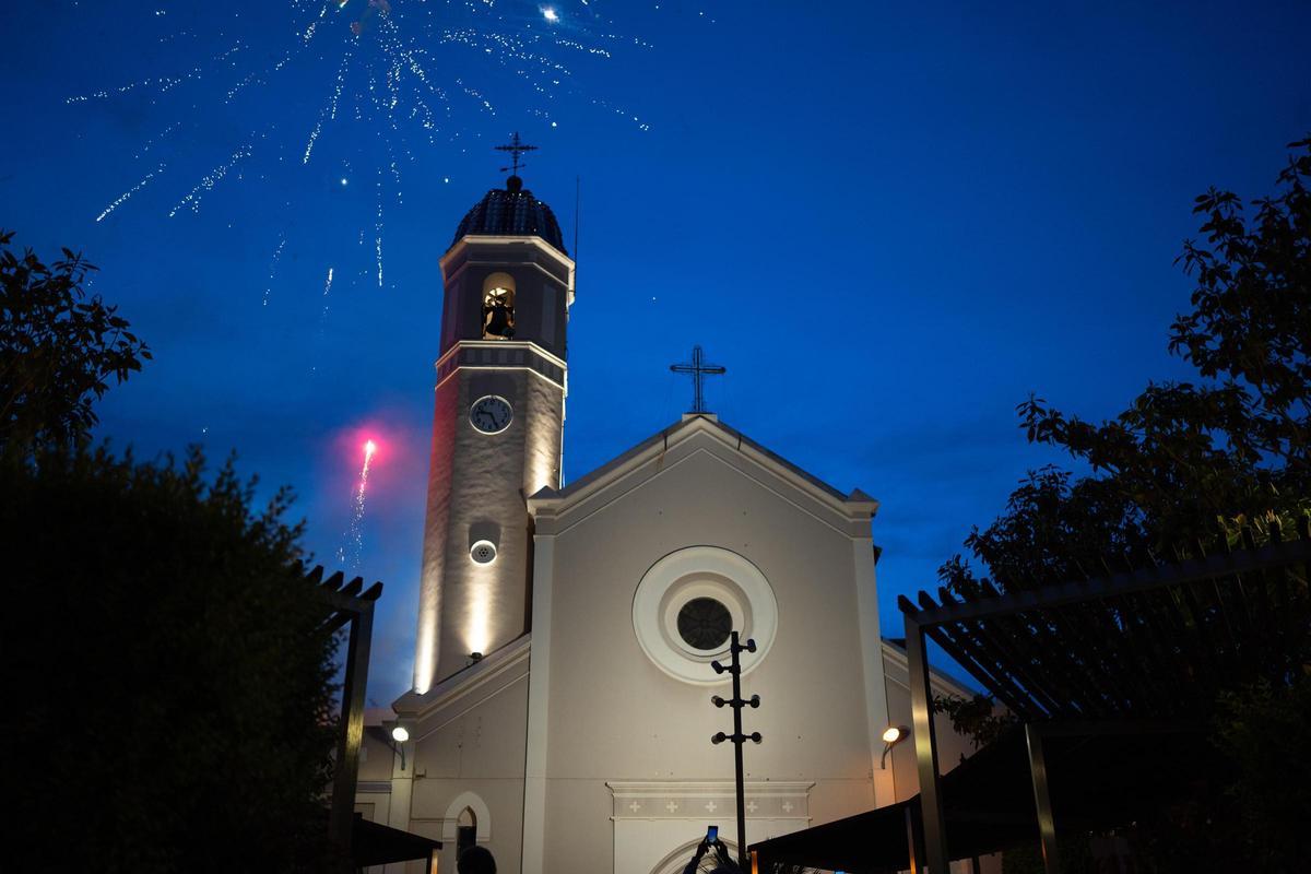 Inauguración de la nueva iluminación de la iglesia.
