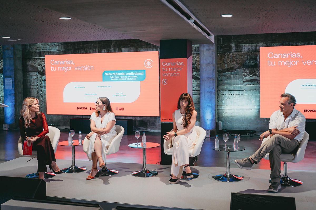 Mesa redonda "Audiovisual y gaming: creatividad, talento y competitividad global".