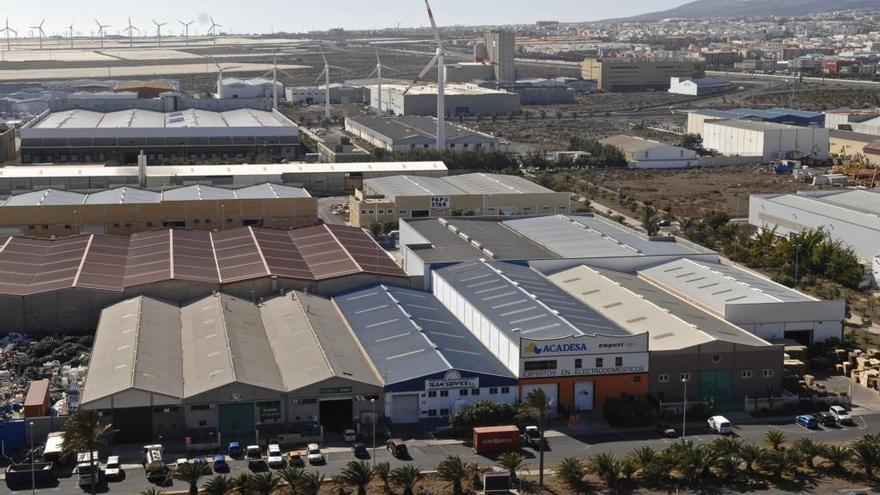 Imagen del Polígono Industrial de Arinaga, en el sureste de Gran Canaria.