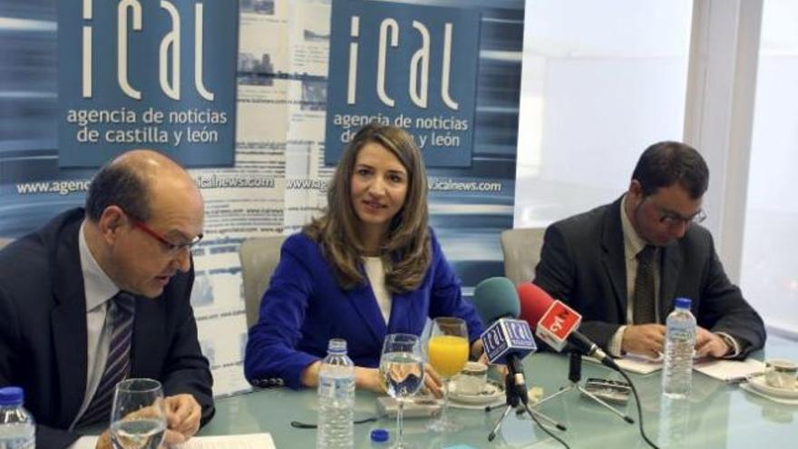 Alicia García, durante su intervención en «Los desayunos de Ical».