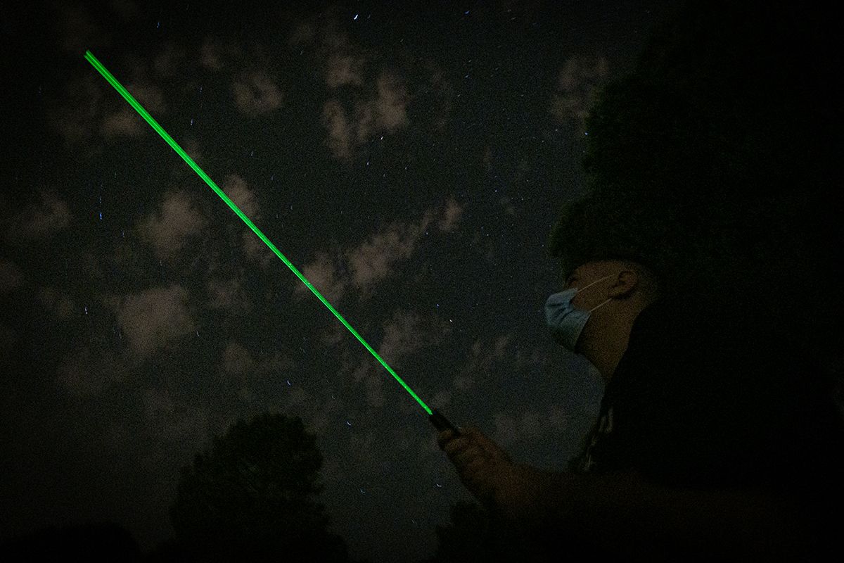 Noche de Perseidas en los Villares