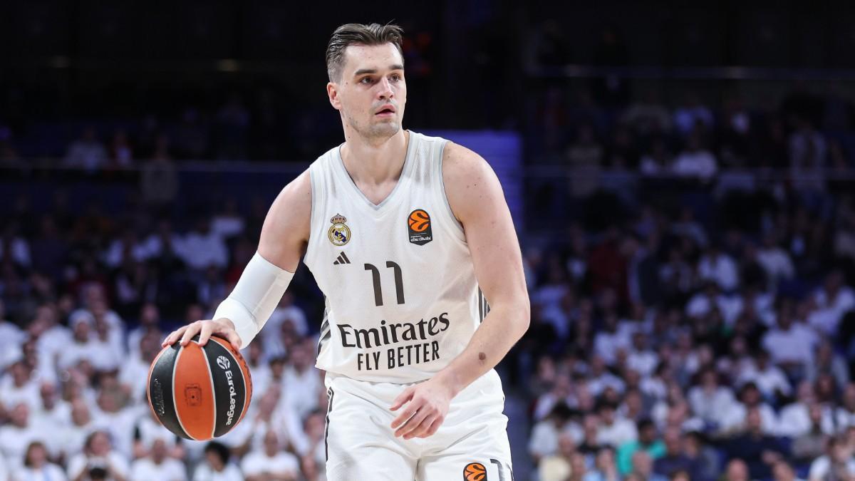 Mario Hezonja, con el Real Madrid esta temporada