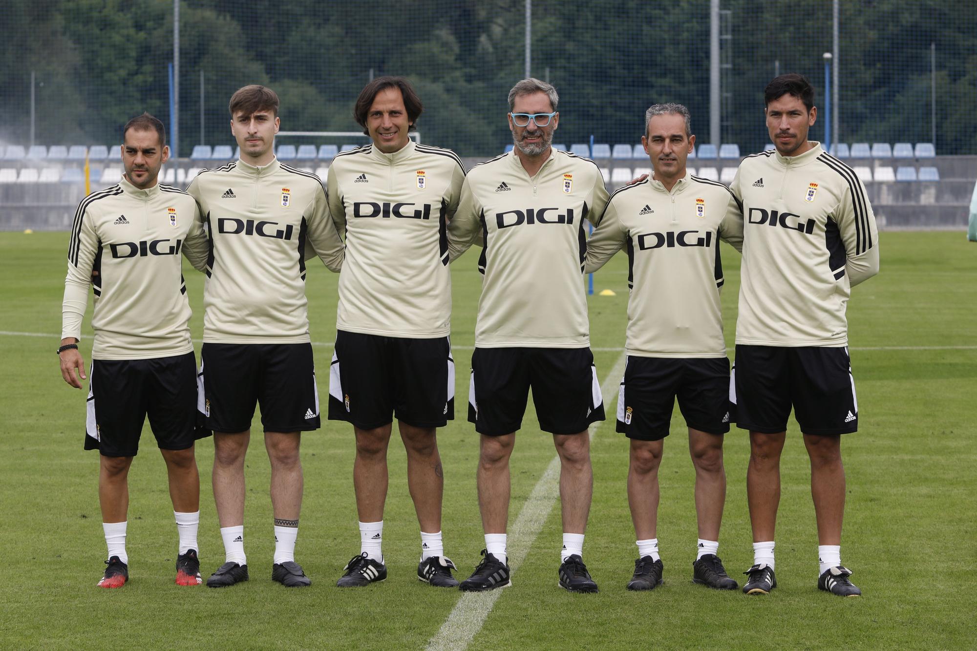 EN IMÁGENES: el primer entrenamiento del Oviedo