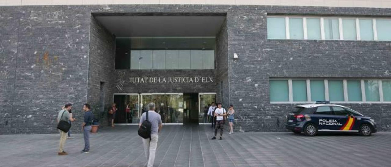 Vista de las instalaciones de la Ciudad de la Justicia de Elche.