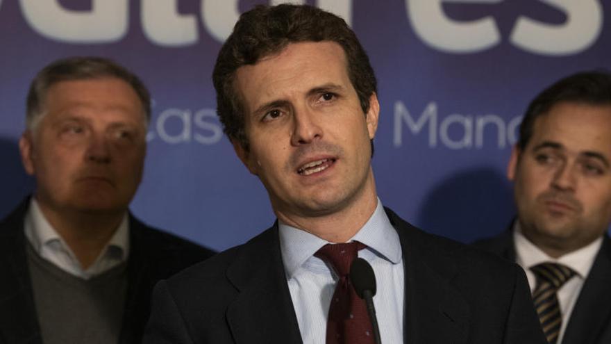 El presidente del PP, Pablo Casado.