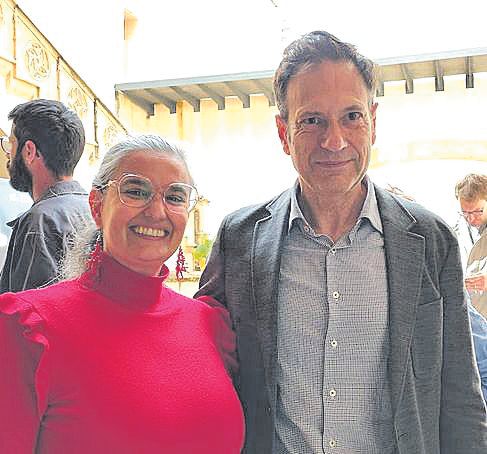 Diana de la Cuadra y Pedro Vidal.