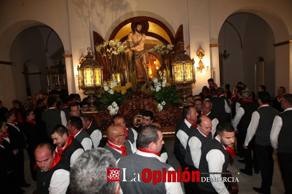 Encuentro en Lorca del Cristo de la Sangre, Señor de la Penitencia y la Virgen de la Soledad