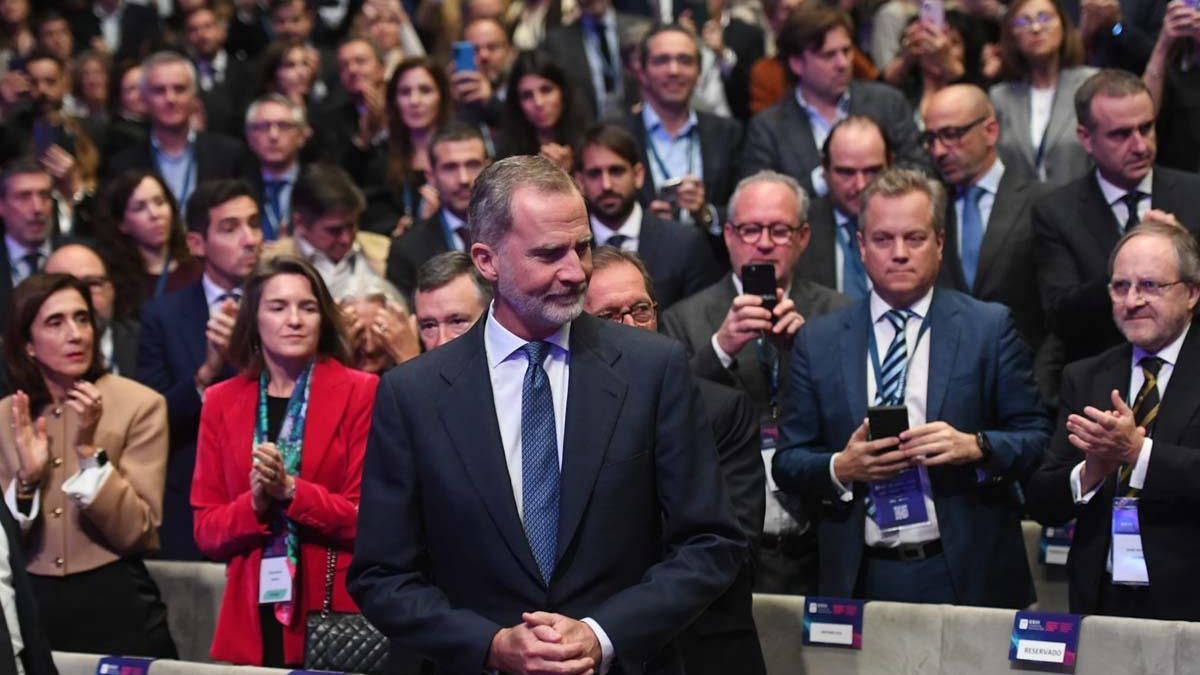El rey Felipe VI clausura en A Coruña el XXIII Congreso de directivos CEDE.