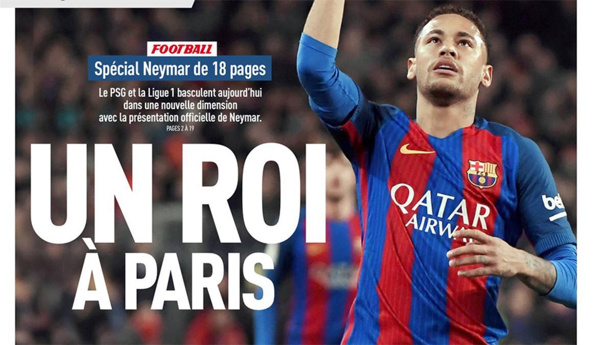 Neymar, &quot;un Rey en París&quot;