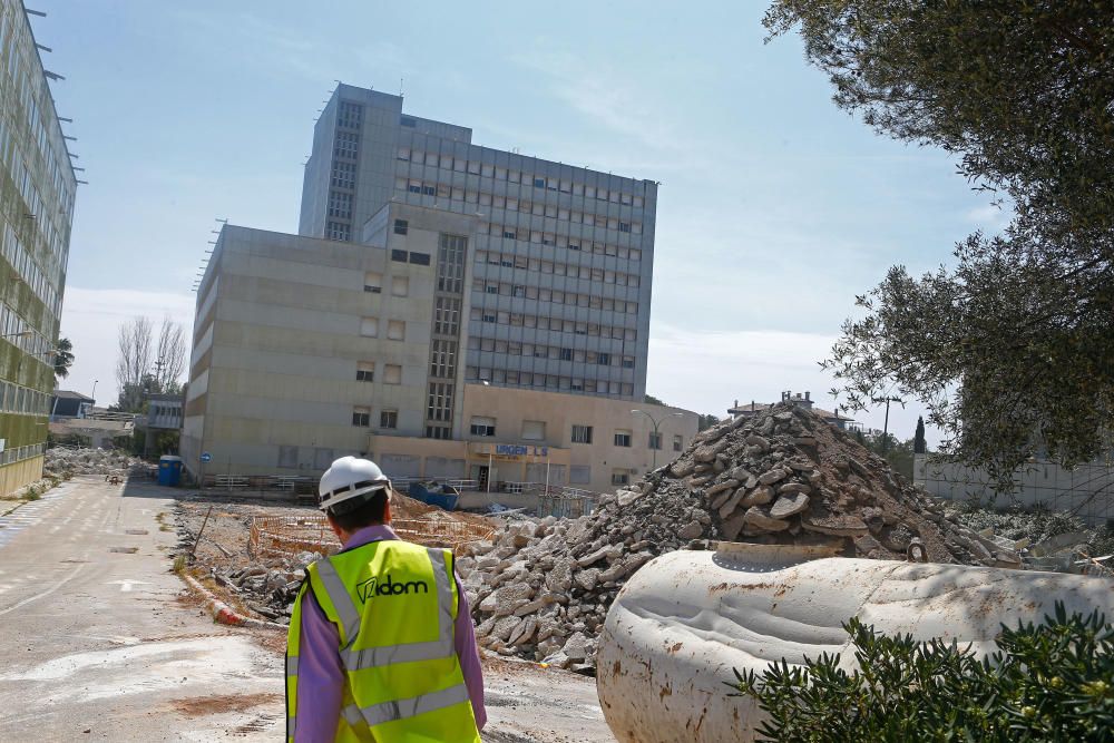 Empieza el derribo de Son Dureta