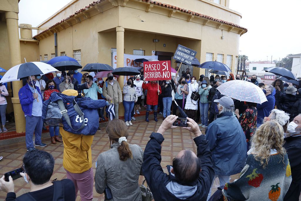 Impiden el desalojo de la vivienda de un jubilado en Cabo de Palos