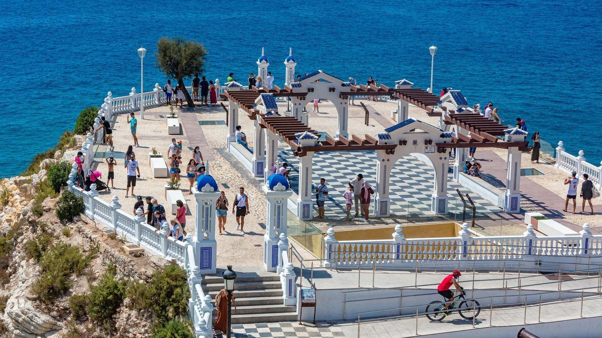 El reconocido enclave de El Castell de Benidorm.