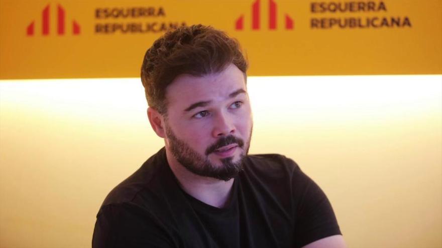 Gabriel Rufián alerta en Palma de que Ciudadanos "es puro falangismo"