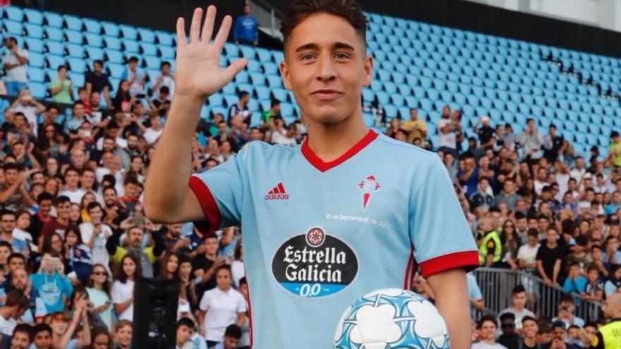 Emre Mor, el día de su presentación // JOSÉ LORES