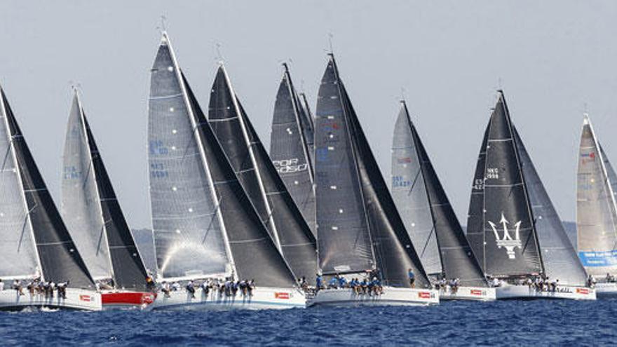 Imagen de la primera jornada de la Copa del Rey de vela.