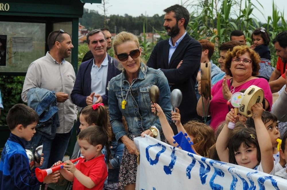 Protestas en el colegio O Piñeiriño