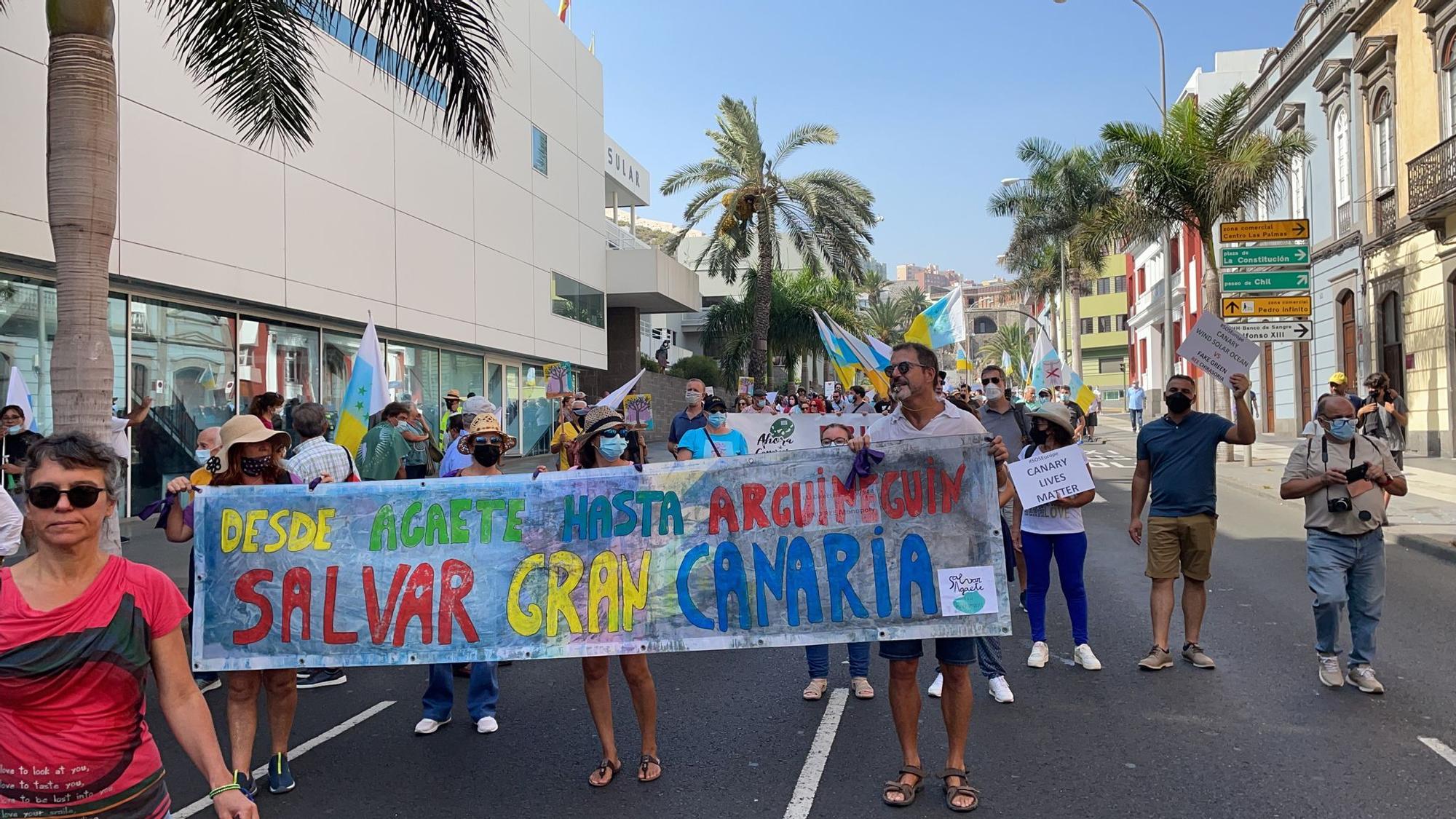 Manifestación contra Chira-Soria