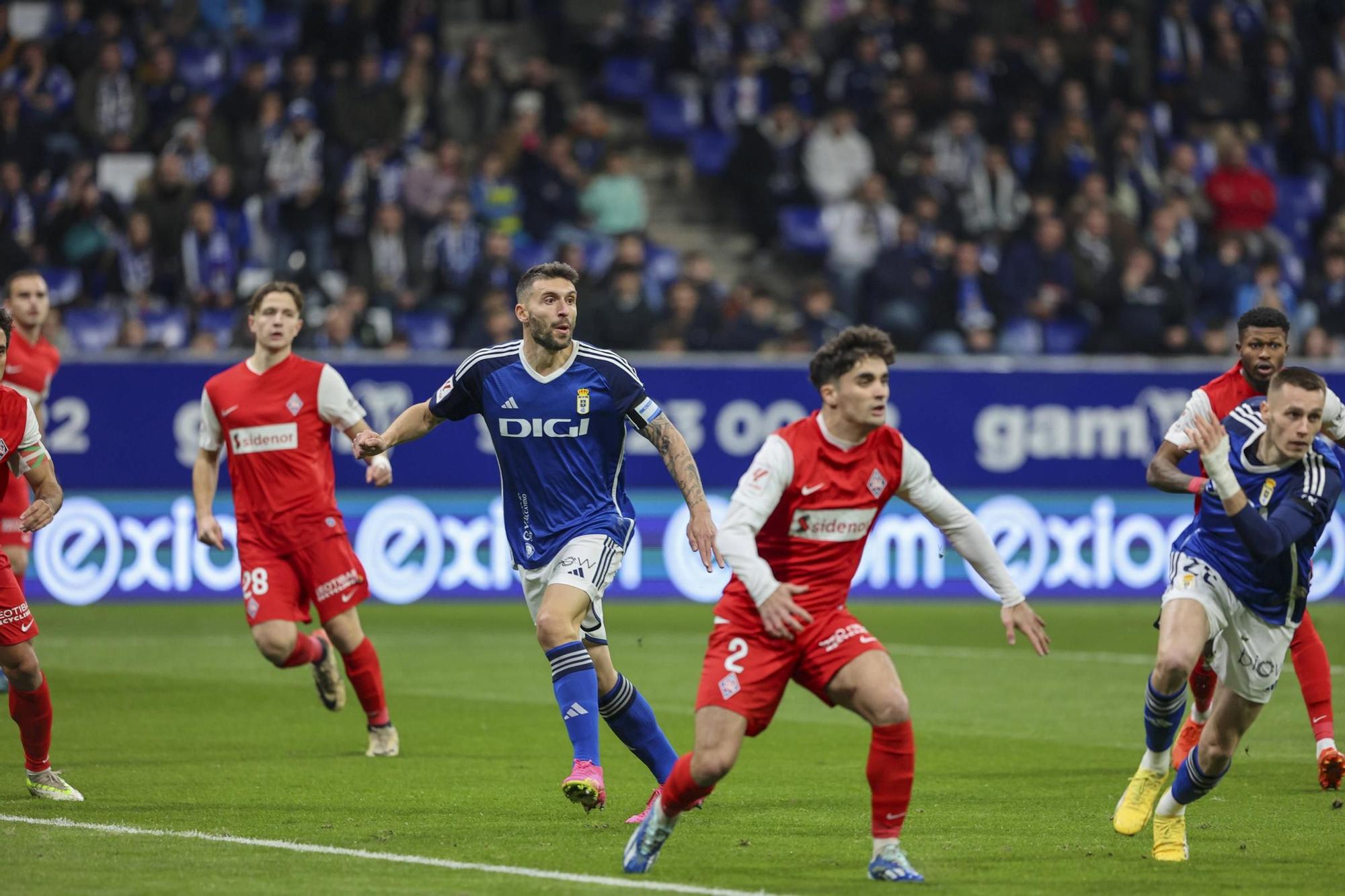 Así fue el partido entre el Real Oviedo y el Amorebieta