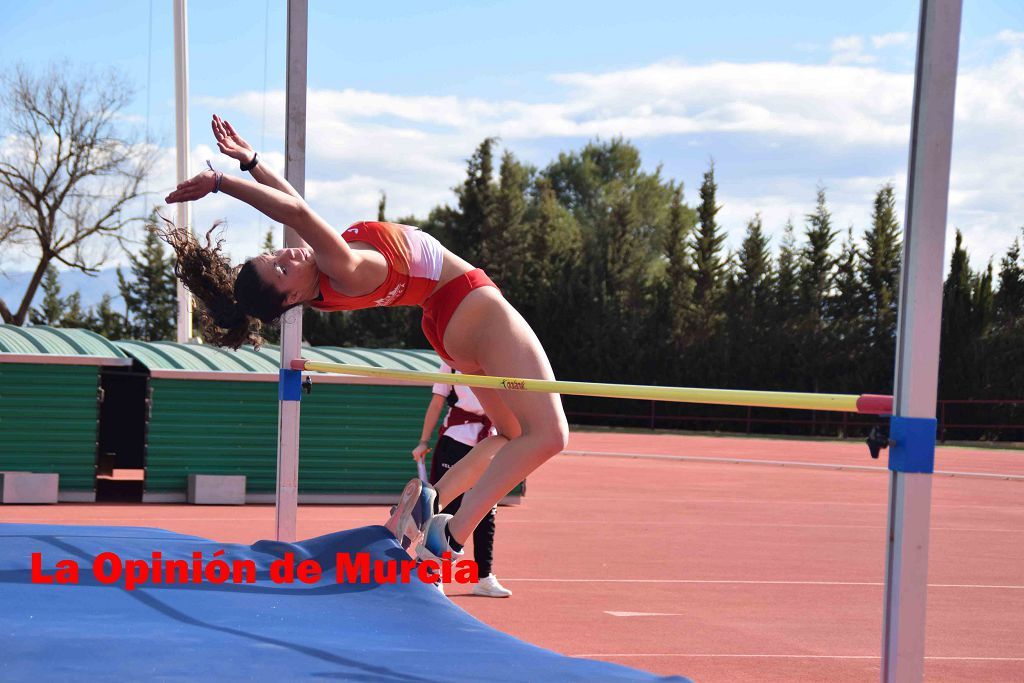 Regional absoluto y sub-23 de atletismo en Lorca (I)