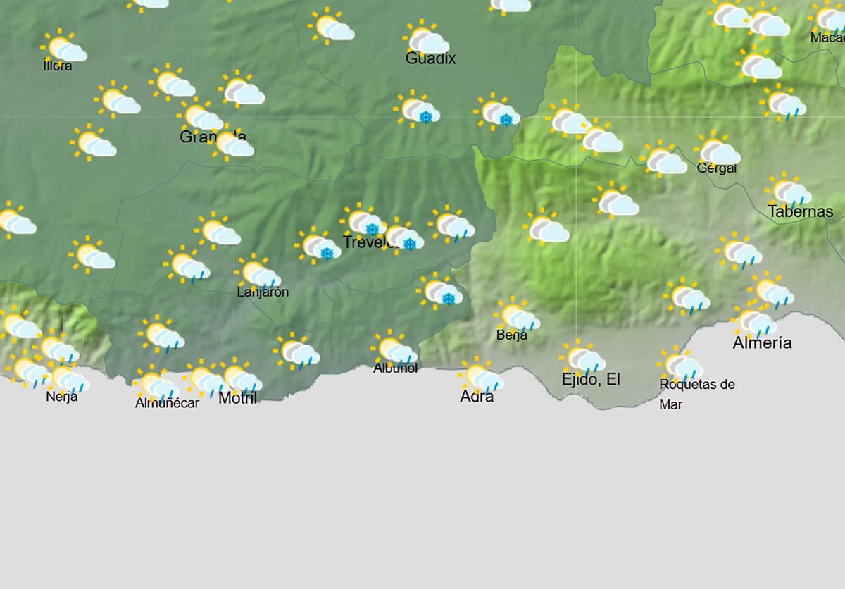 Zona deposibleslluvias al detalle este domingo 29 de marzo.
