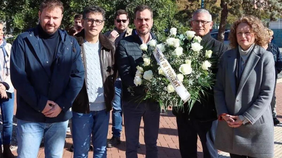 Maroto, en un acto junto a Folgado, Alonso del Real y Campos.