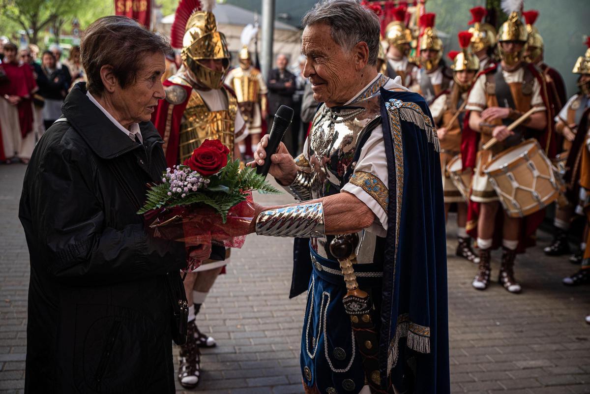 Lladó en un altre moment de l'acte de relleu i homenatge celebrat l'abril del 2023